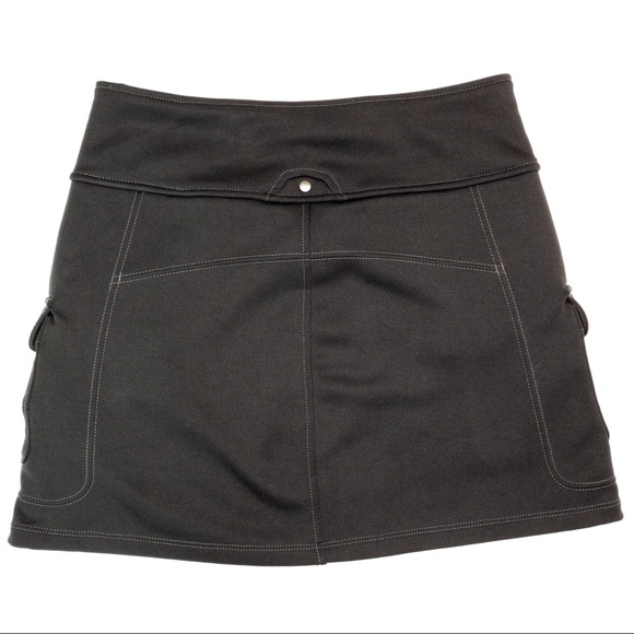 Athleta Skirt Fleece Lined Pockets Black XS - Picture 2 of 5